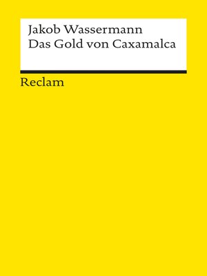 cover image of Das Gold von Caxamalca